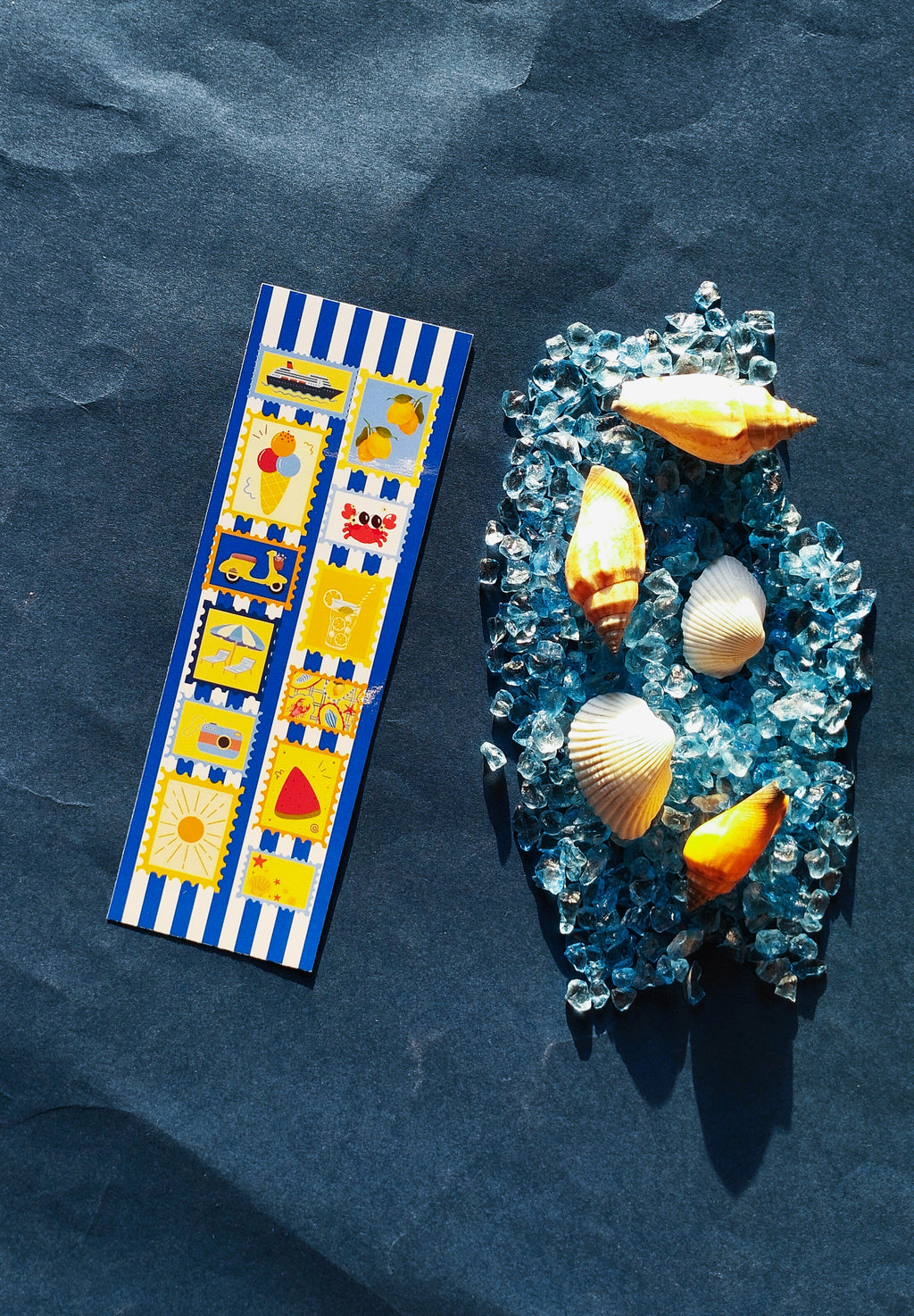 Amalfi Coast Stamps Bookmark