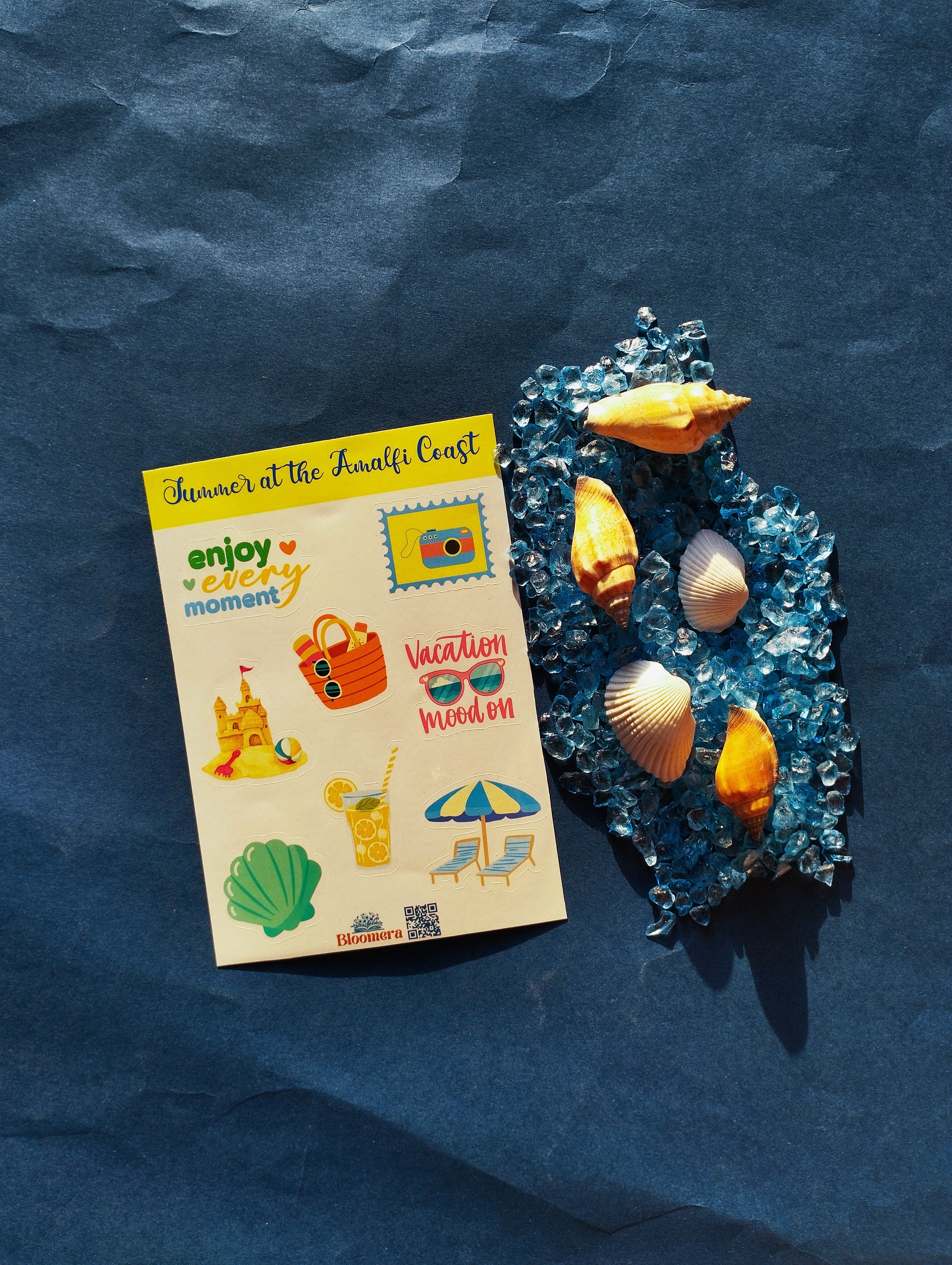 Summer At The Amalfi Coast Sticker Sheet #1