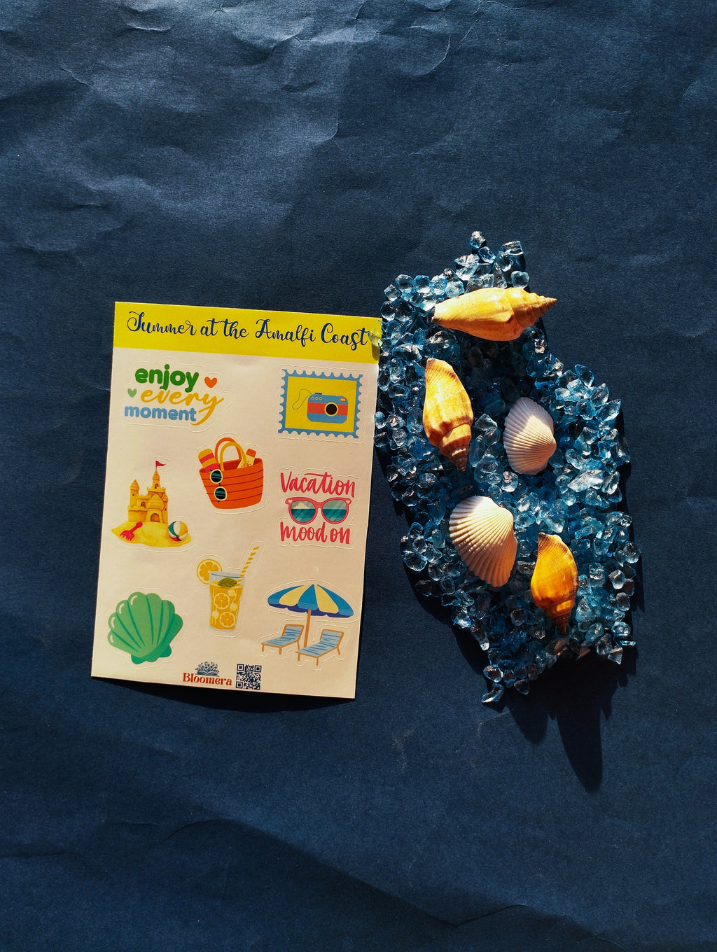 Summer At The Amalfi Coast Sticker Sheet #1