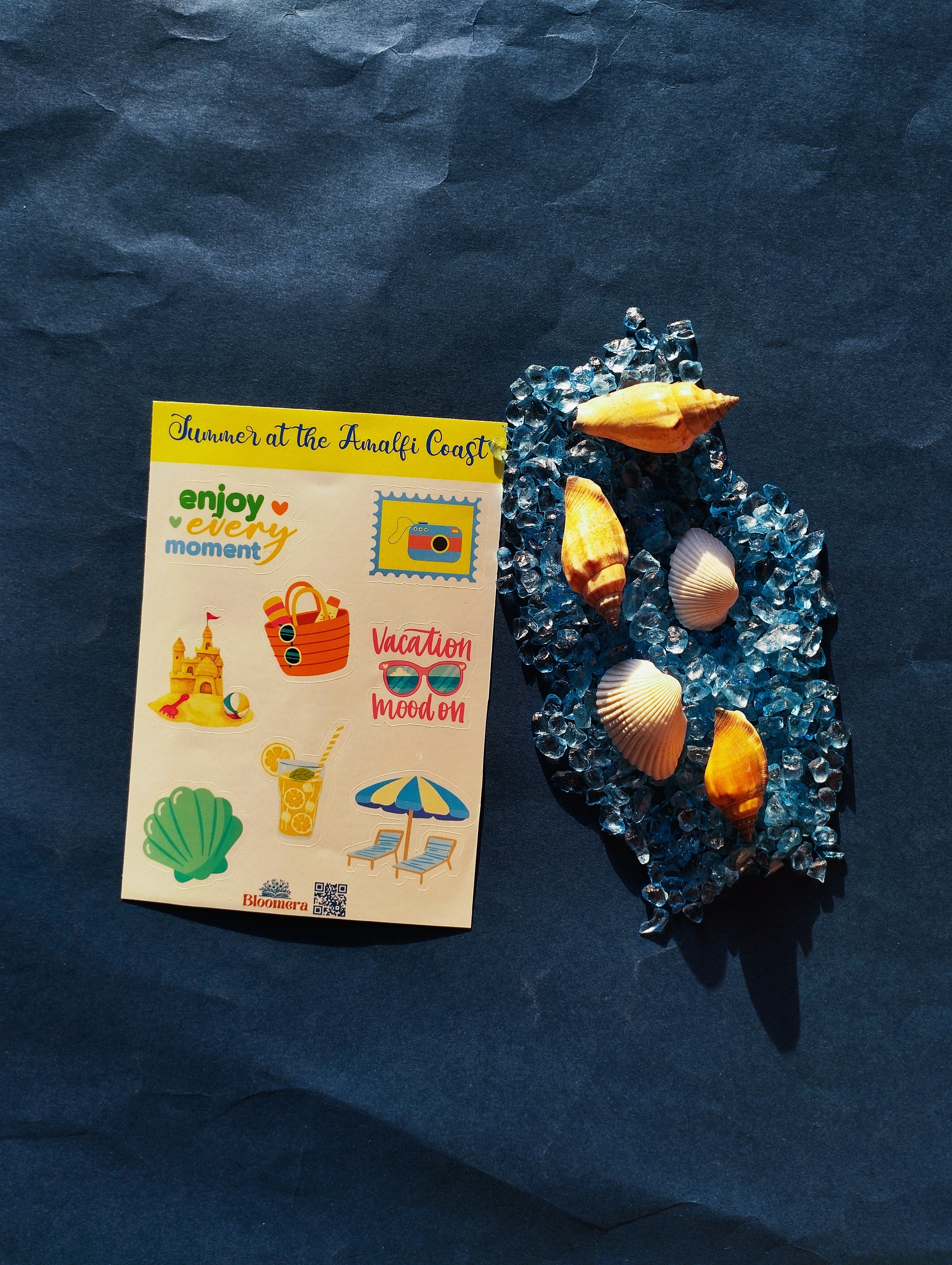 Summer At The Amalfi Coast Sticker Sheet #1