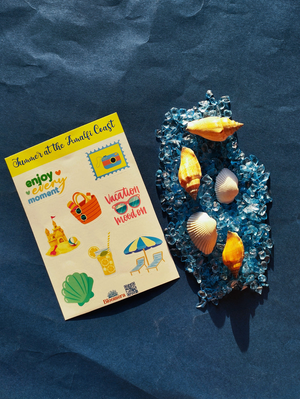 Summer At The Amalfi Coast Sticker Sheet #1