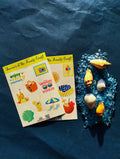 Summer At The Amalfi Coast Sticker Set