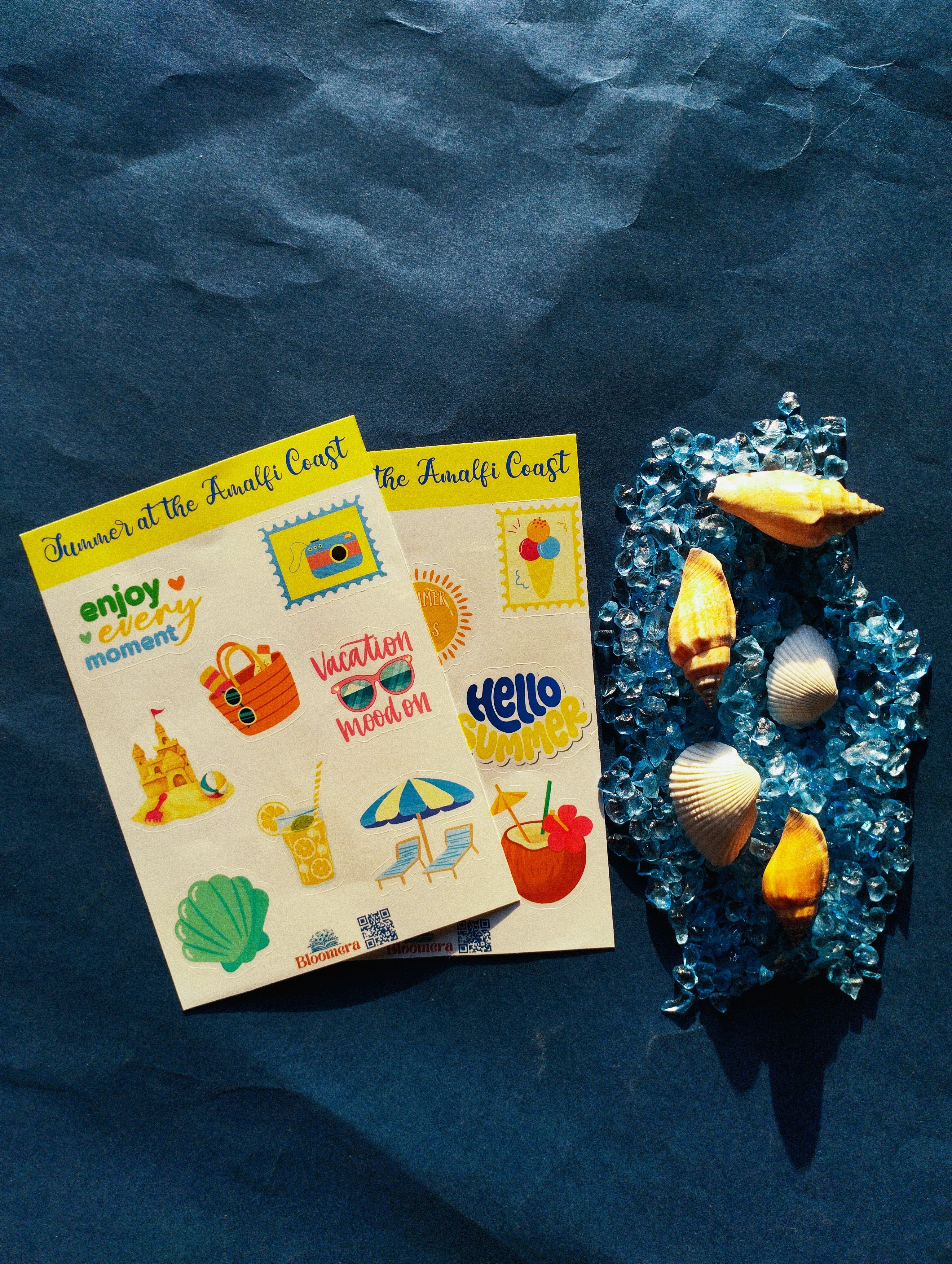 Summer At The Amalfi Coast Sticker Set