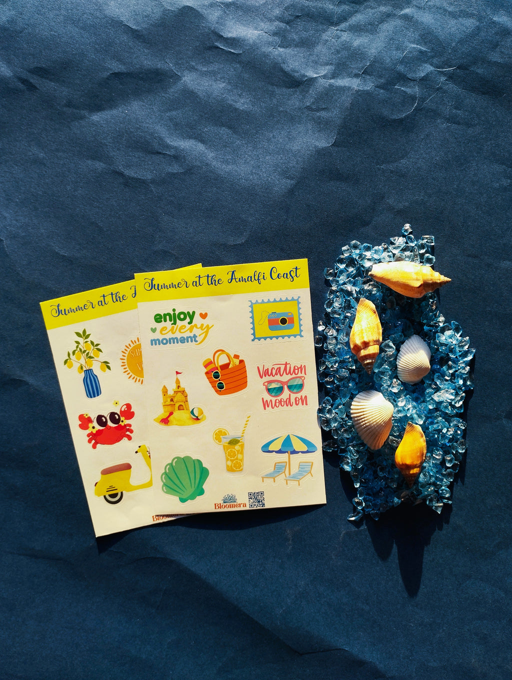 Summer At The Amalfi Coast Sticker Set