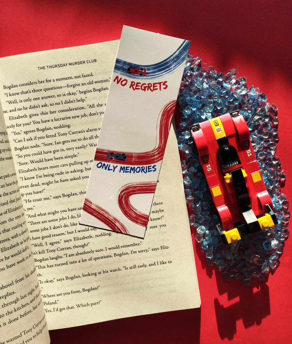 No Regrets Bookmark