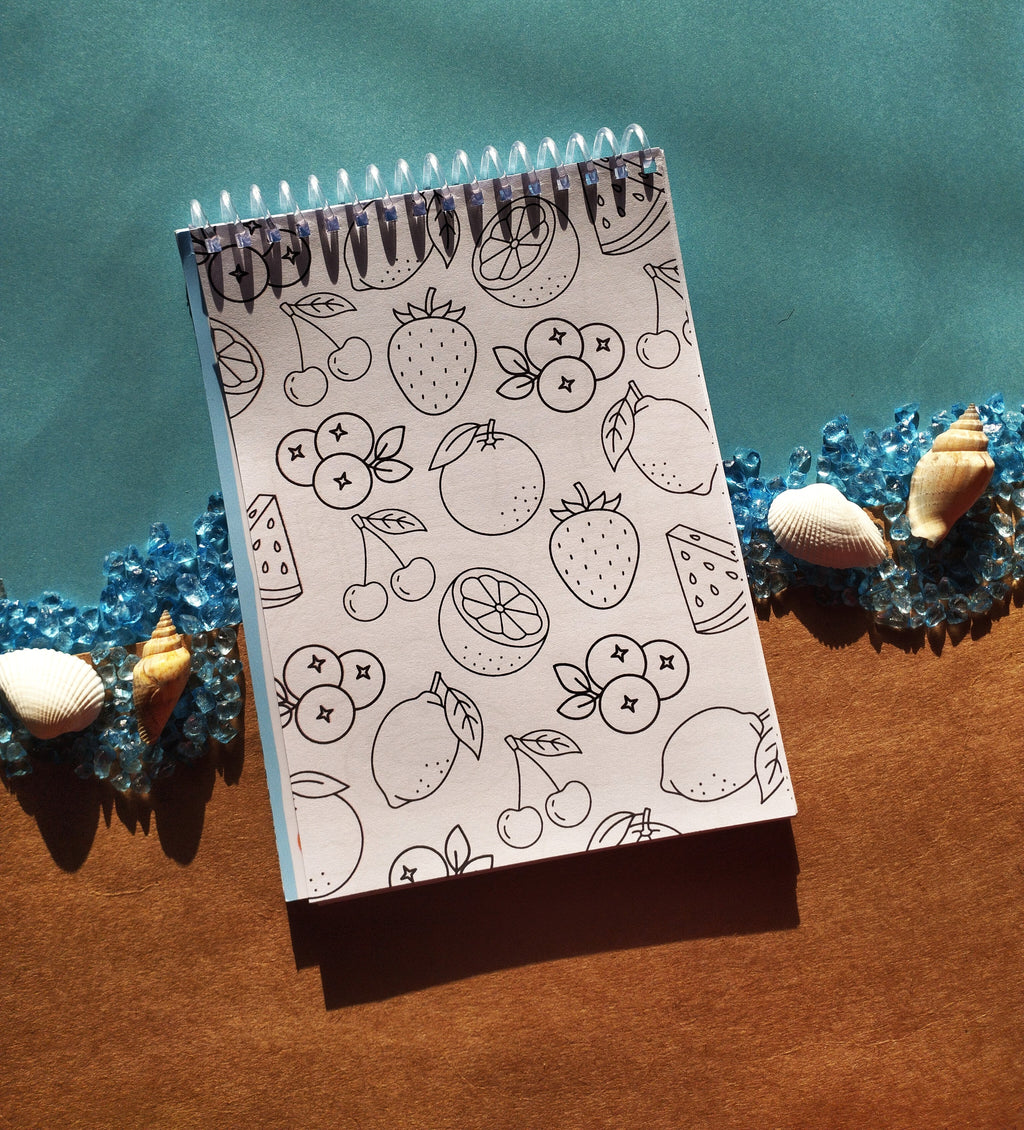 Postcards From Summer Coloring Book
