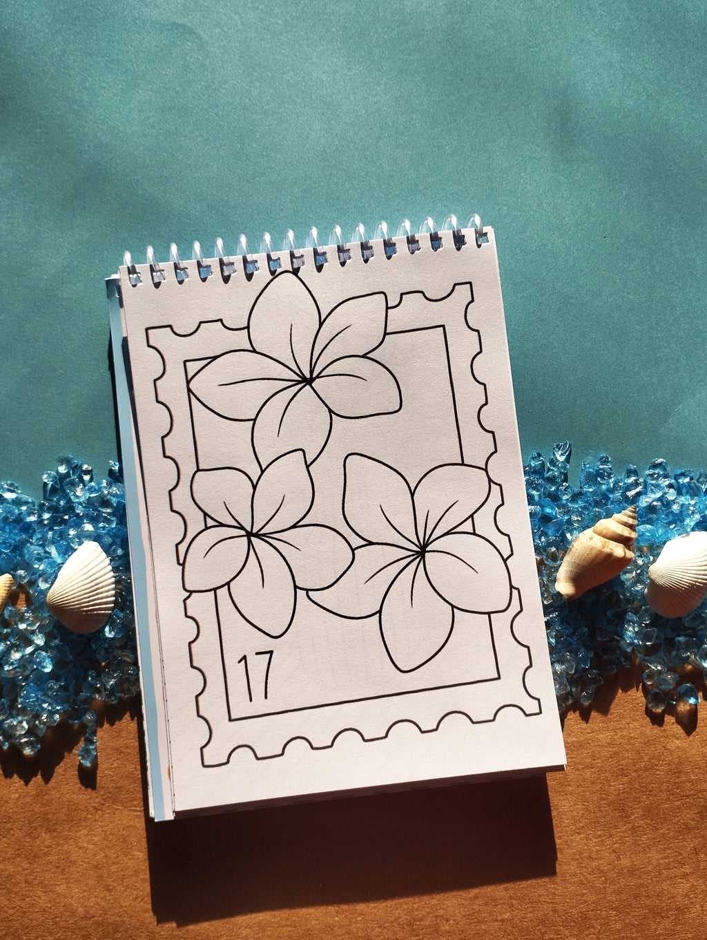Postcards From Summer Coloring Book