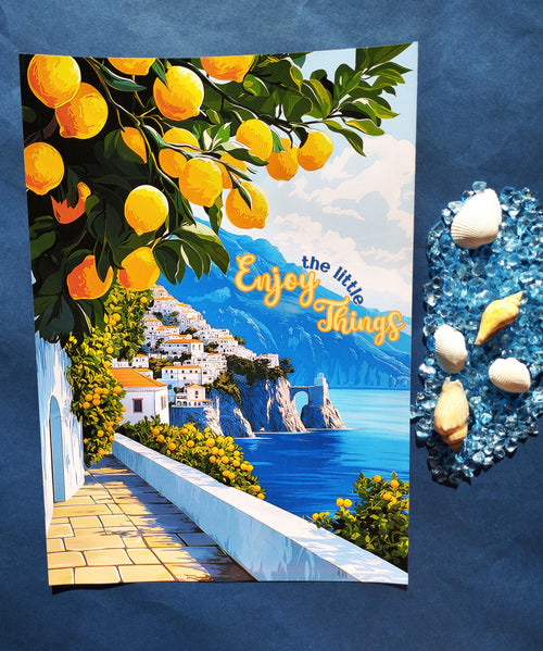 Enjoy The Little Things A4 Poster