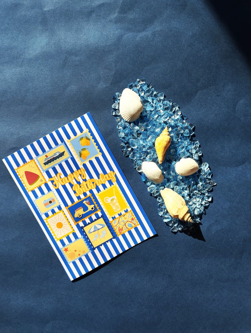 Amalfi Coast Birthday Card