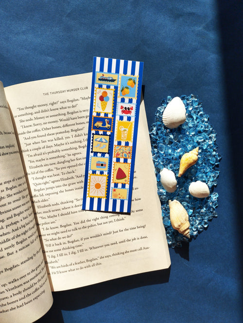 Amalfi Coast Stamps Bookmark