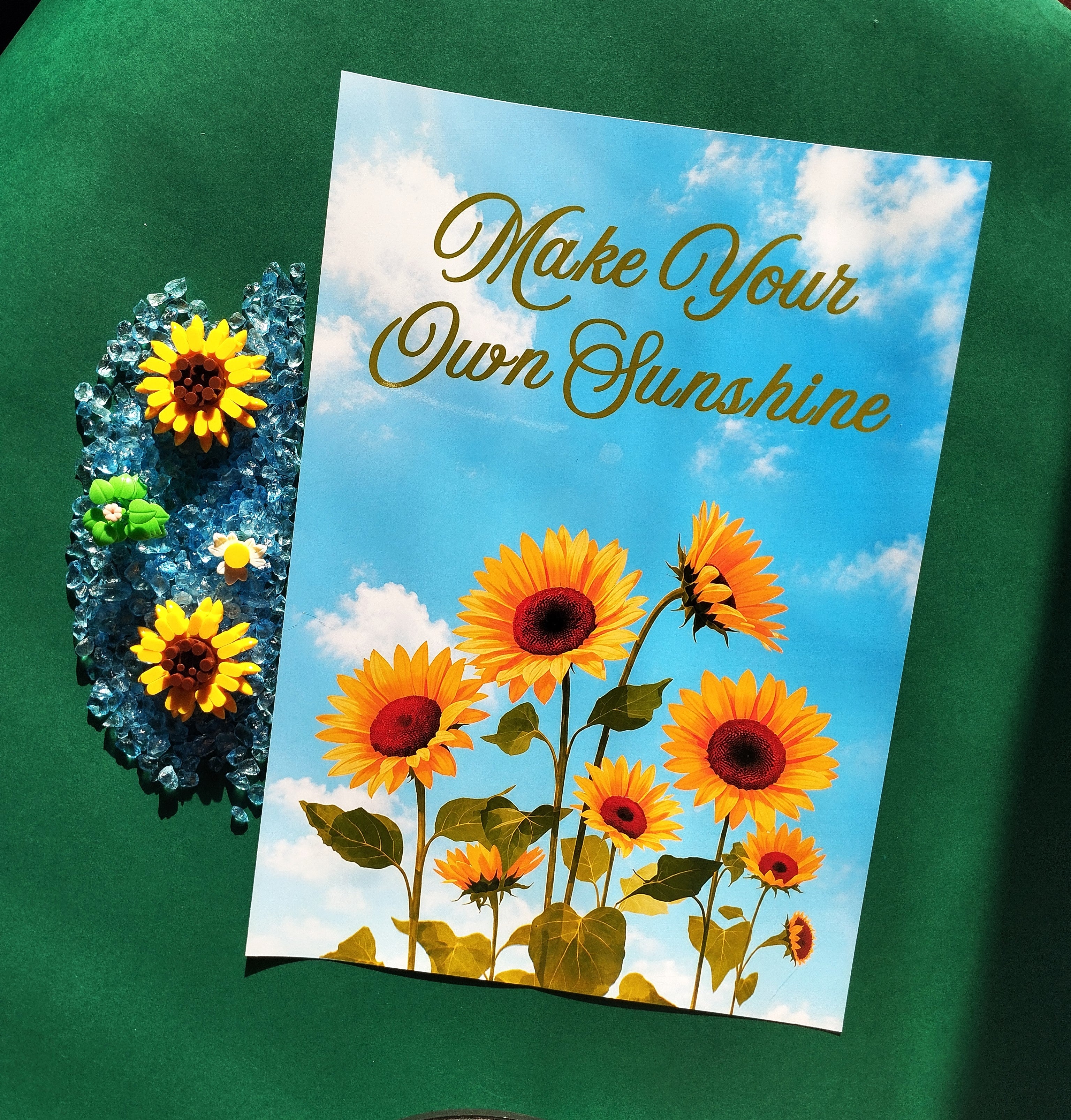 Make Your Own Sunshine A4 Poster