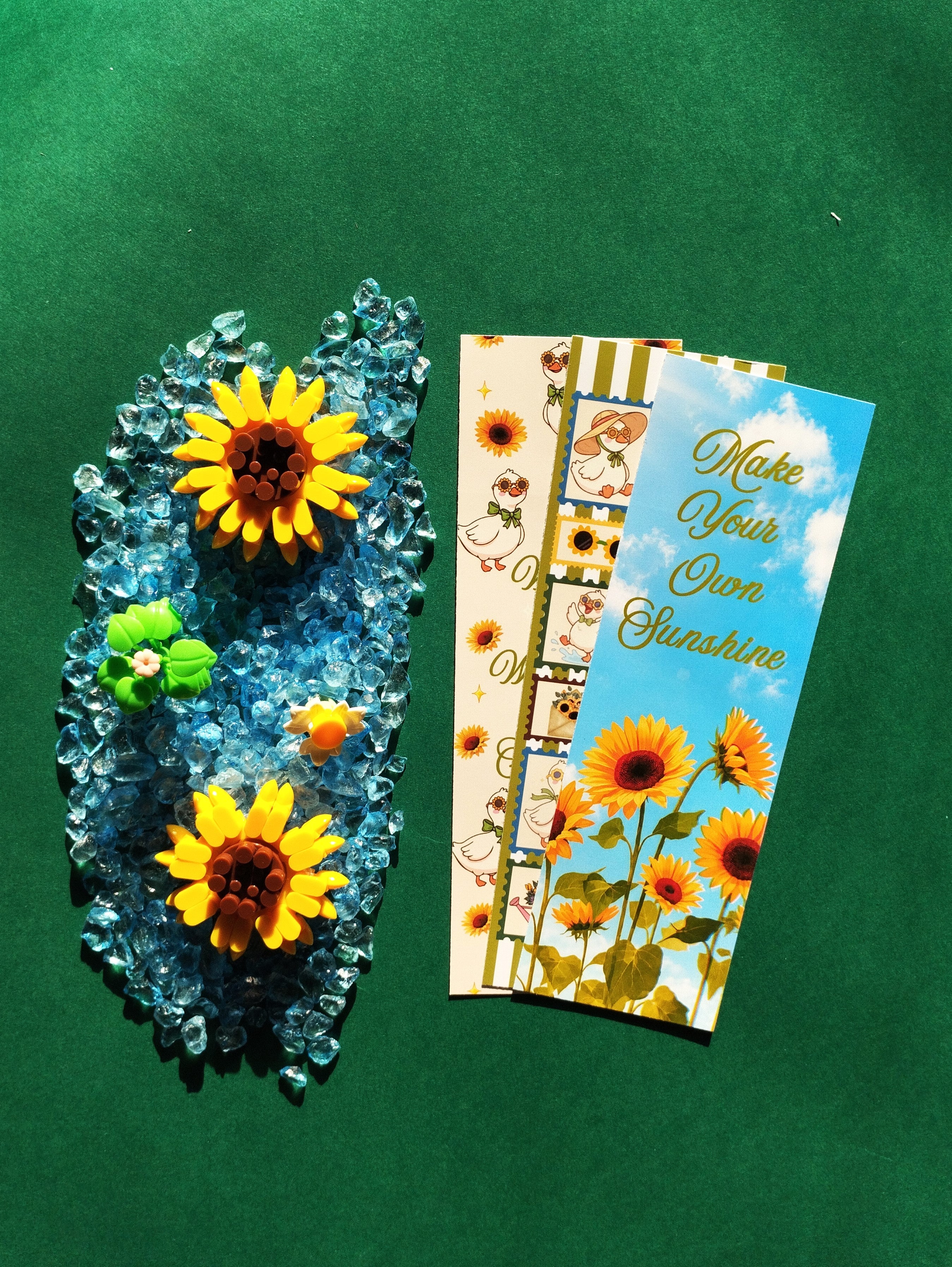 Sunshine & Sunflowers Bookmark Set