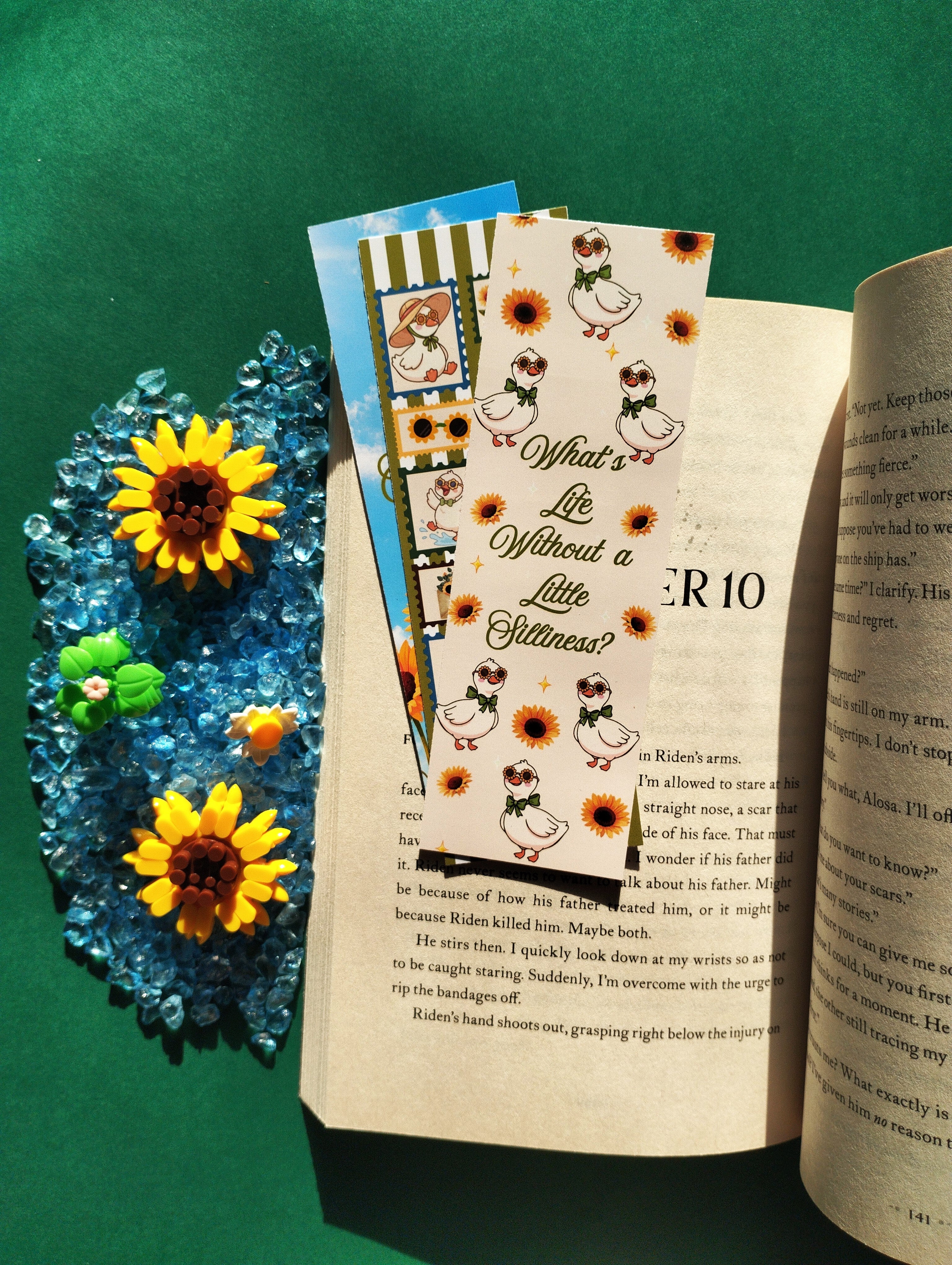 Sunshine & Sunflowers Bookmark Set