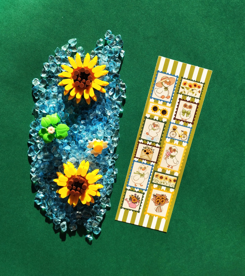 Sunshine & Sunflowers Stamps Bookmark