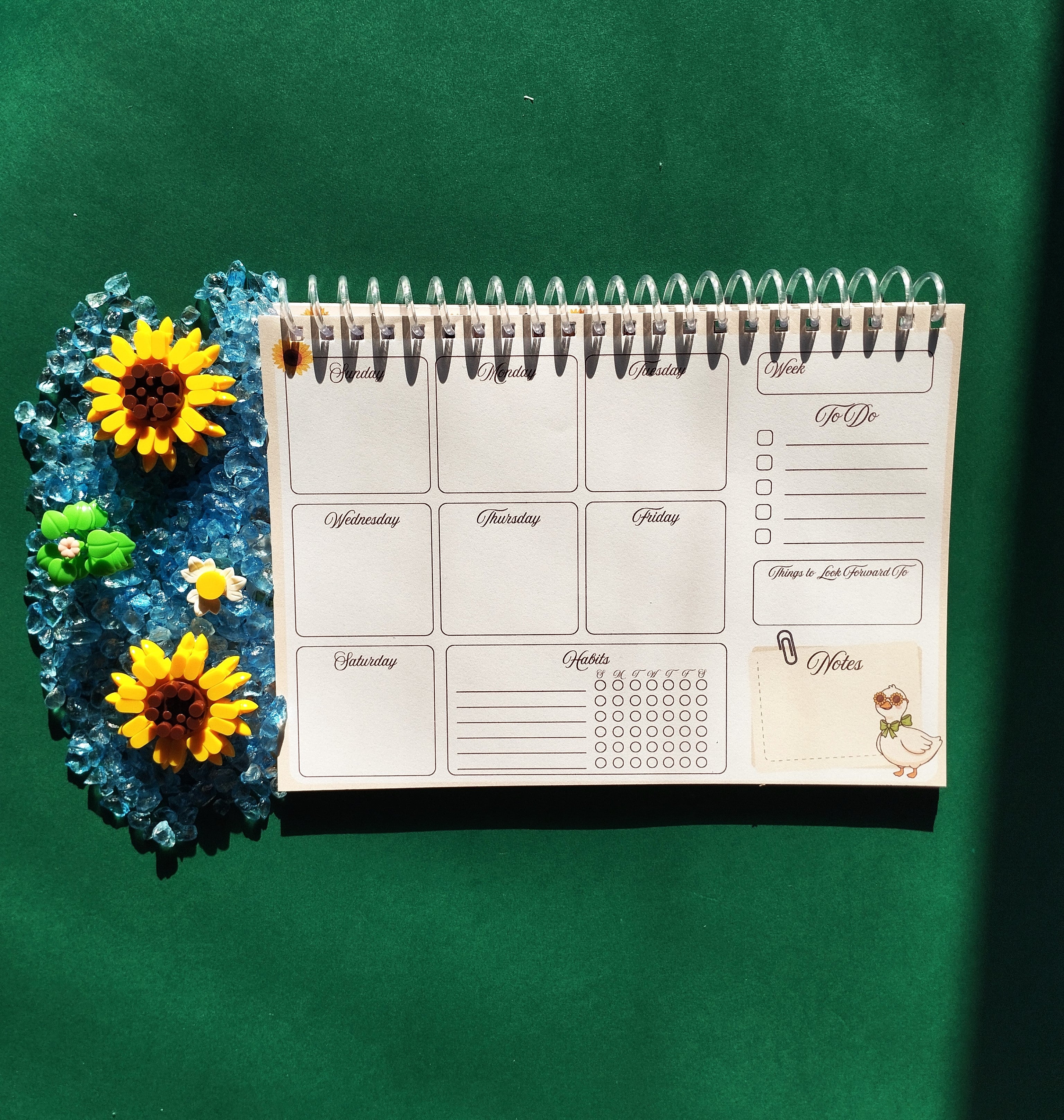 Sunshine & Sunflowers Weekly Planner